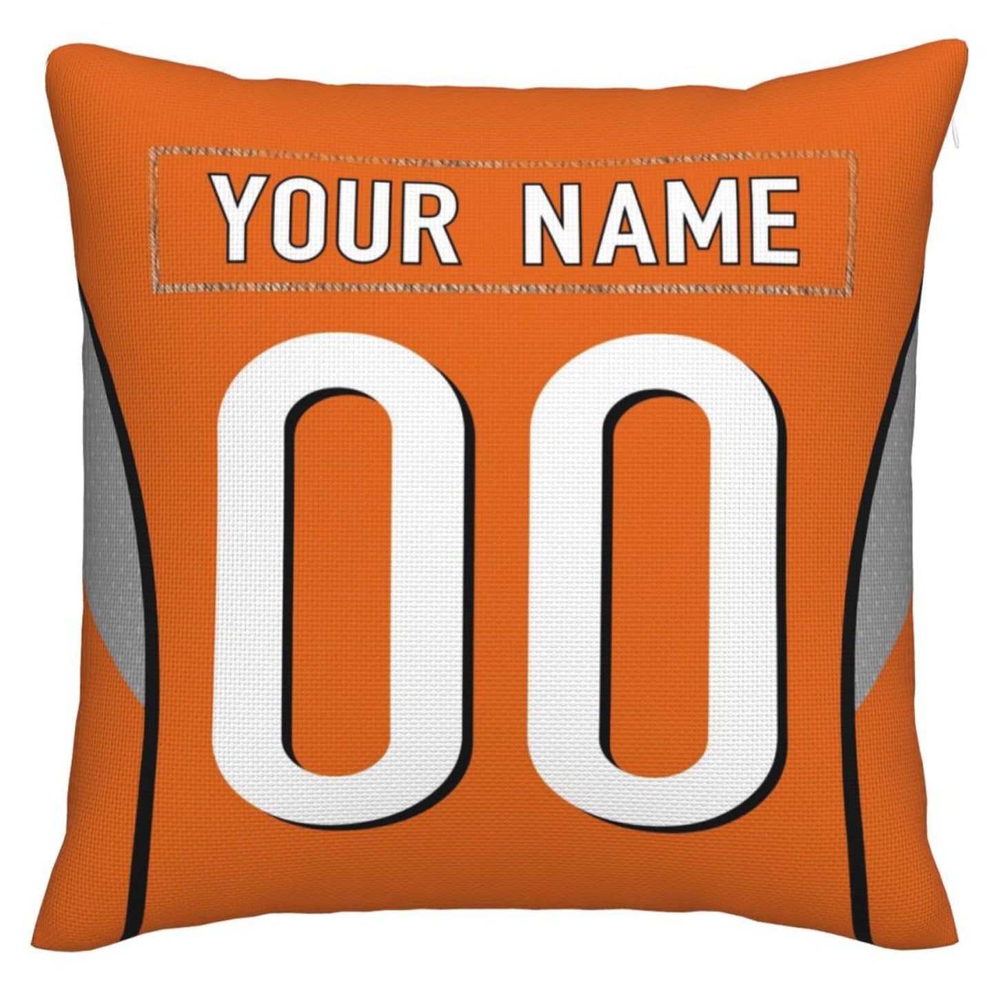 Custom C.Bengals Pillow Decorative Throw Pillow Case - Print Personalized Football Team Fans Name & Number Birthday Gift Football Pillows