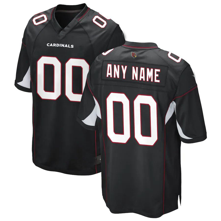 Custom A.Cardinal Black Game Jersey Stitched Football Jerseys