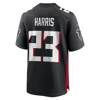 A.Falcons #23 Erik Harris Black Game Player Jersey Stitched American Football Jerseys