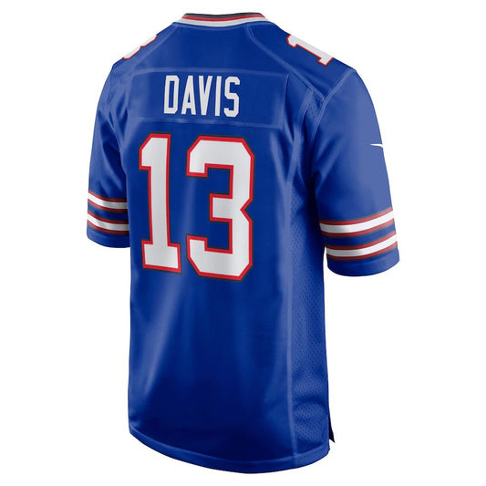 B.Bills #13 Gabriel Davis Royal Team Game Player Jersey American Stitched Football Jerseys