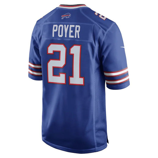 B.Bills #21 Jordan Poyer Royal Team Game Jersey American Stitched Football Jerseys