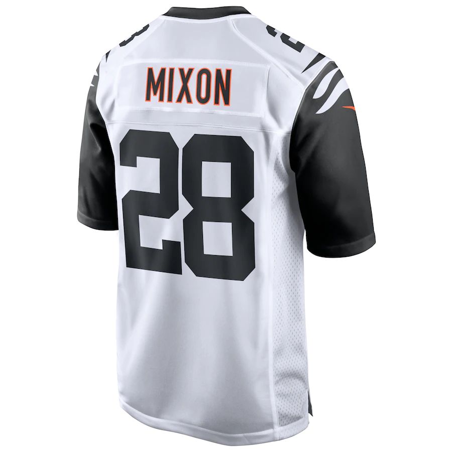 C.Bengals #28 Joe Mixon  White Alternate Game Jersey Stitched American Football Jerseys