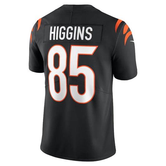 C.Bengals #85 Tee Higgins Black Vapor Limited Jersey Stitched American Football Jerseys