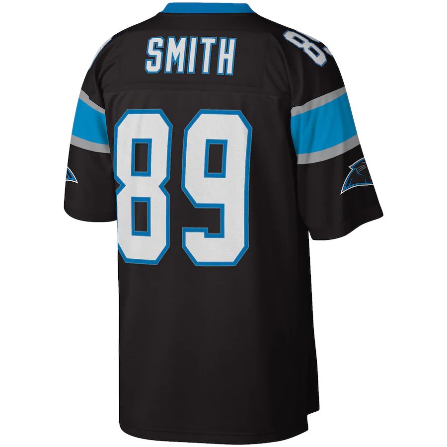 C.Panthers #89 Steve Smith Mitchell & Ness Black 2003 Legacy Replica Jersey Stitched American Football Jerseys