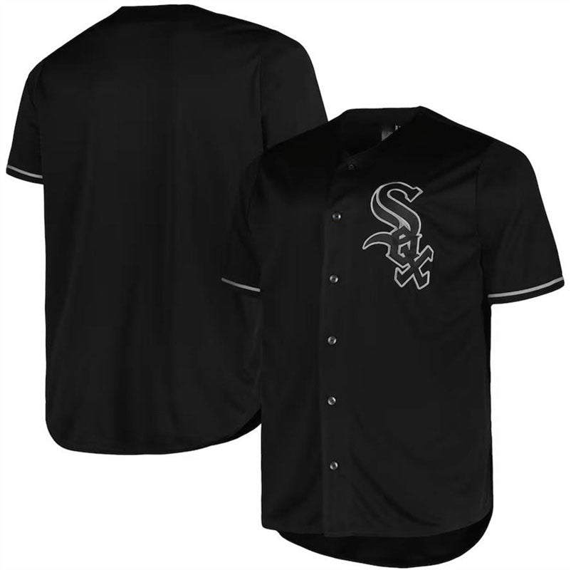 Chicago White Sox Profile Big & Tall Blackout Replica Jersey Baseball Jerseys