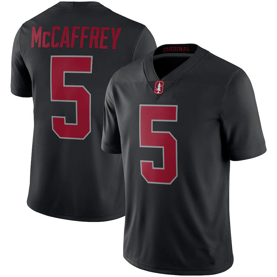 S.Cardinal #5 Christian McCaffrey Alumni Game Jersey Black Stitched American College Jerseys