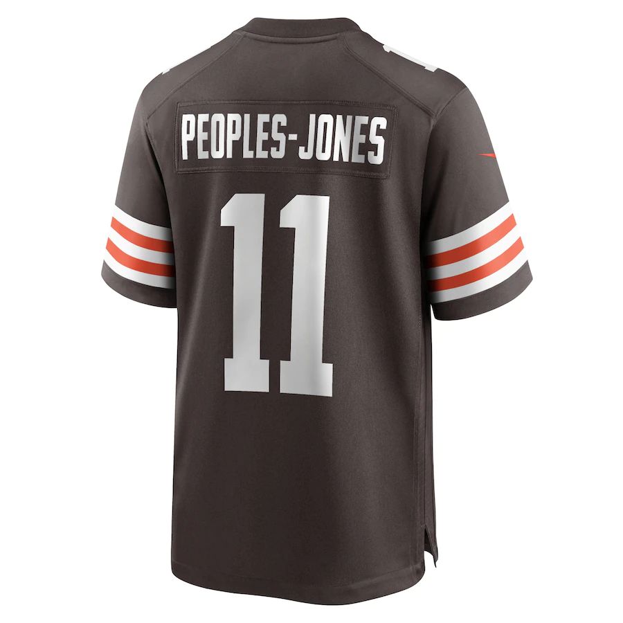 C.Browns #11 Donovan Peoples-Jones  Brown Team Game Jersey Stitched American Football Jerseys