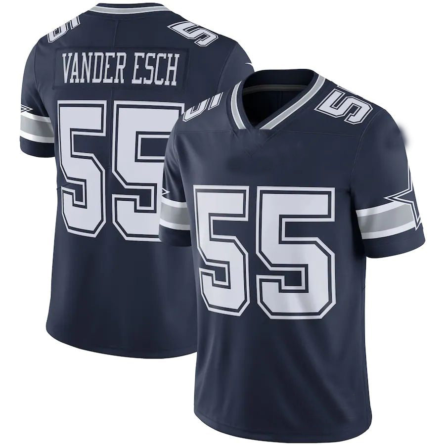 D.Cowboys #55 Leighton Vander Esch  Navy Vapor Limited Player Jersey Stitched American Football Jerseys