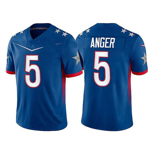 D.Cowboys #5 Bryan Anger 2022 Royal Pro Bowl Stitched Jersey American Football Jerseys