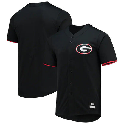 G.Bulldogs Replica Baseball Jersey Black Stitched American College Jerseys