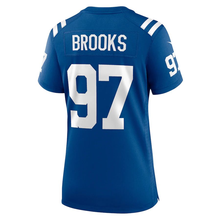 IN.Colts #97 Curtis Brooks Royal Player Game Jersey Stitched American Football Jerseys