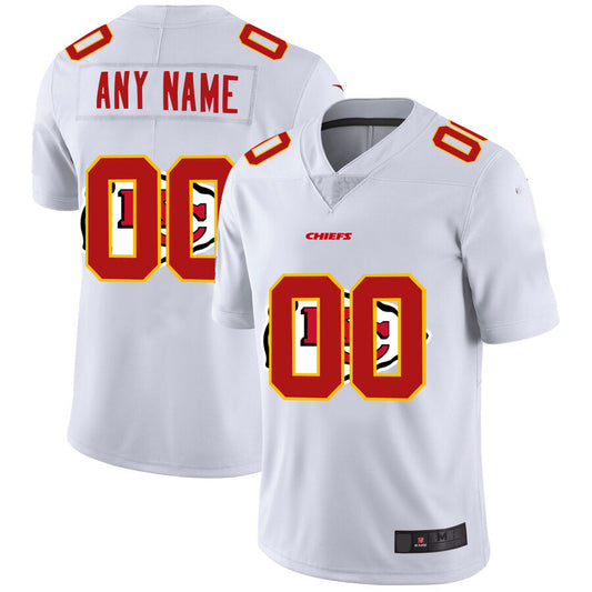 Custom KC.Chiefs White Team Big Logo Vapor Untouchable Limited Jersey American Stitched Jersey Football Jerseys