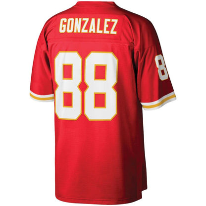 KC.Chiefs #88 Tony Gonzalez Mitchell & Ness Red 2004 Legacy Replica Jersey Stitched American Football Jerseys