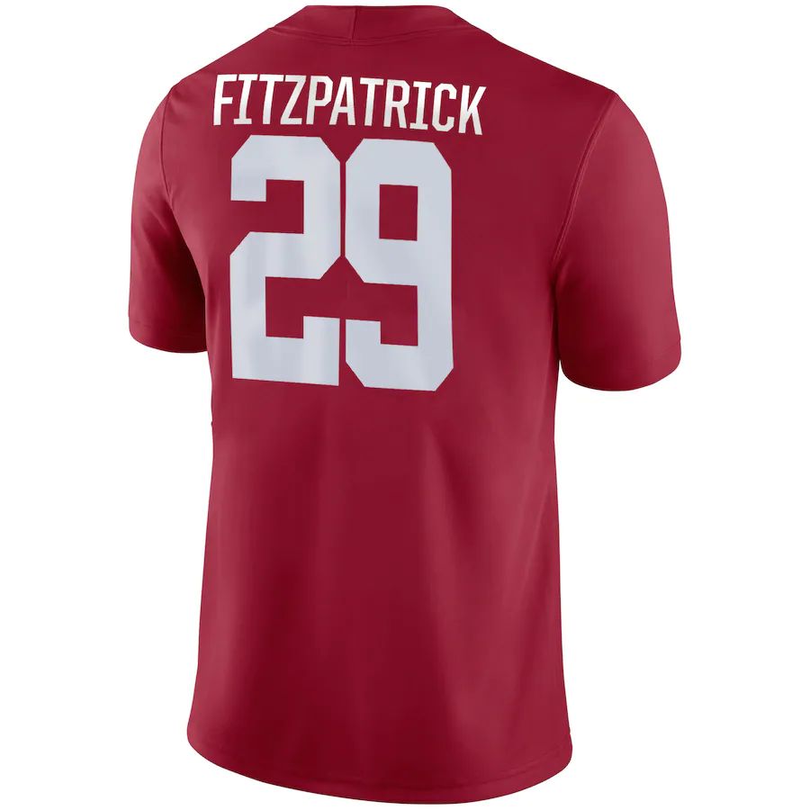 A.Crimson Tide #29 Minkah Fitzpatrick Game Jersey  Stitched American College Jerseys