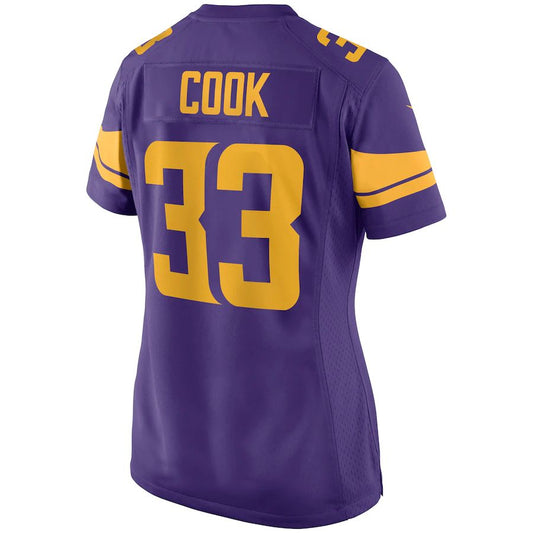 MN.Vikings #33 Dalvin Cook  Purple Alternate Game Player Jersey Stitched American Football Jerseys