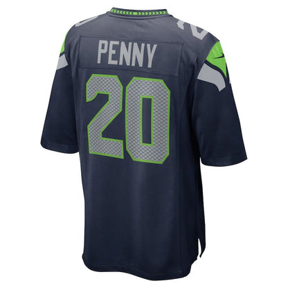 S.Seahawks #20 Rashaad Penny College Navy Game Jersey Stitched American Football Jerseys