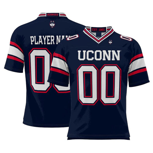 Custom U.Huskies ProSphere NIL Pick-A-Player Football Jersey Navy Stitched American College Jerseys