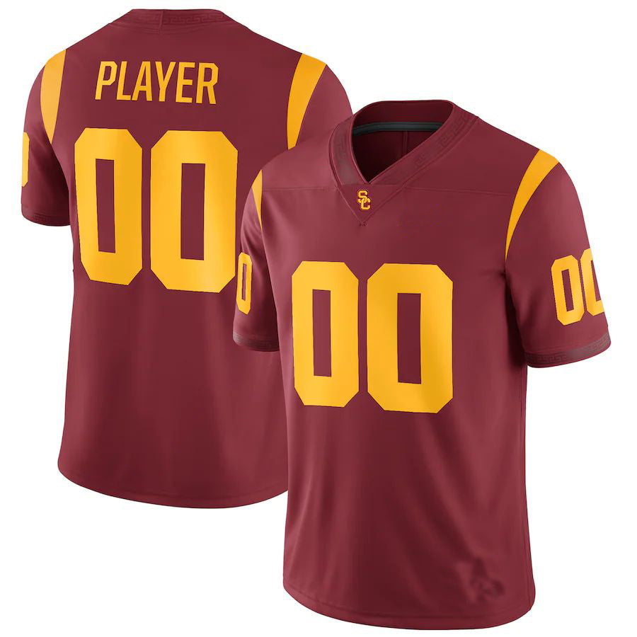 Custom U.Trojans Pick-A-Player NIL Replica Football Jersey Crimson Stitched American College Jerseys