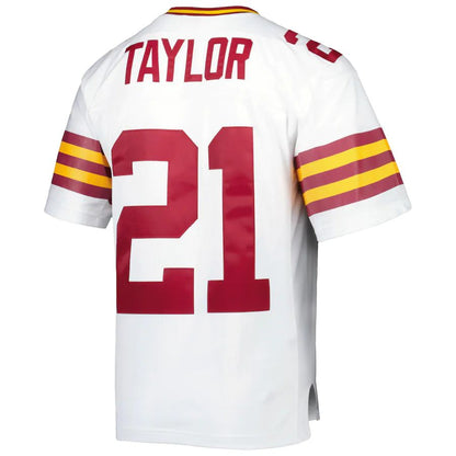 W.Football Team #21 Sean Taylor Mitchell & Ness White 2007 Legacy Replica Jersey Stitched American Football Jerseys