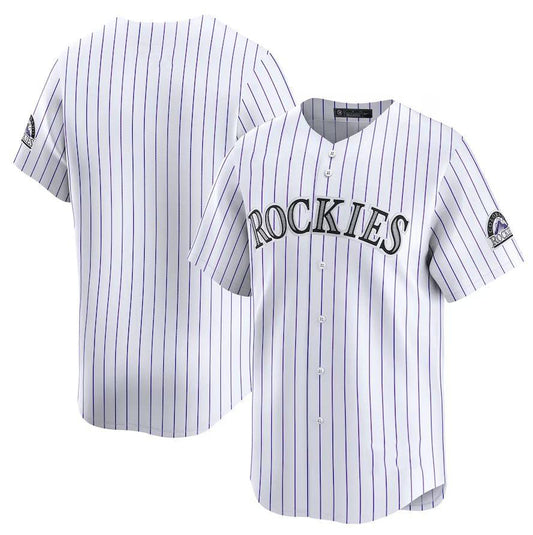 Colorado Rockies White Alternate Replica Team Baseball Jersey