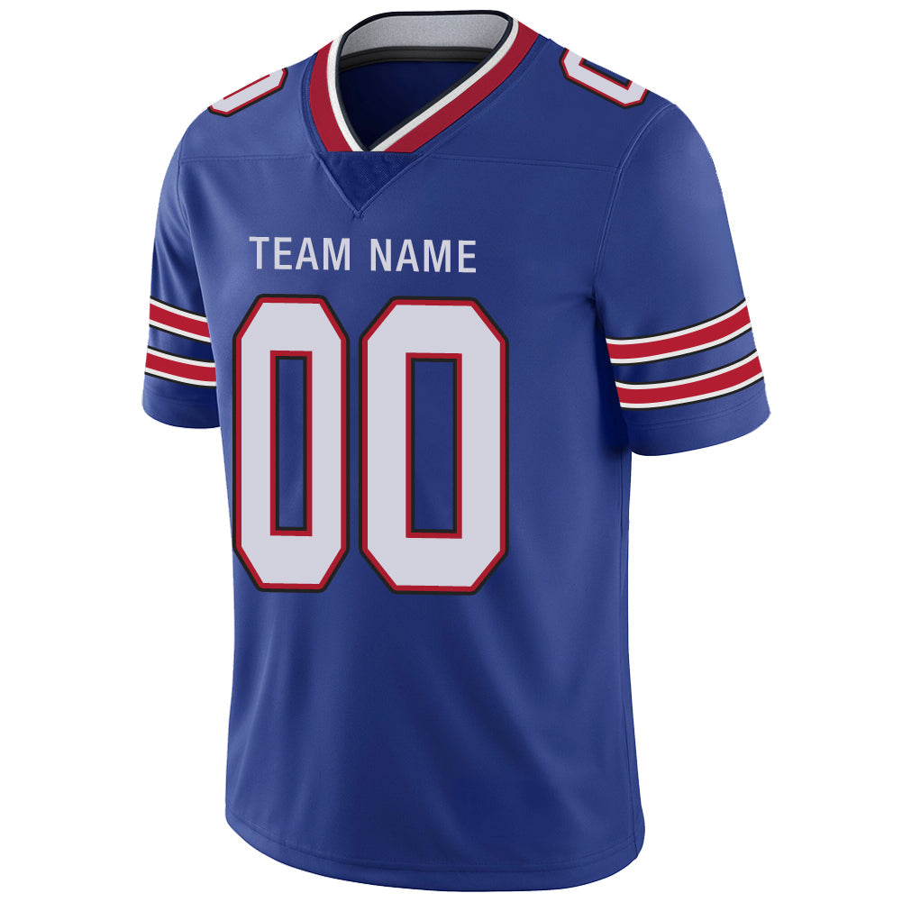 Custom B.Bills Stitched American Football Jerseys Personalize Birthday Gifts Blue Jersey