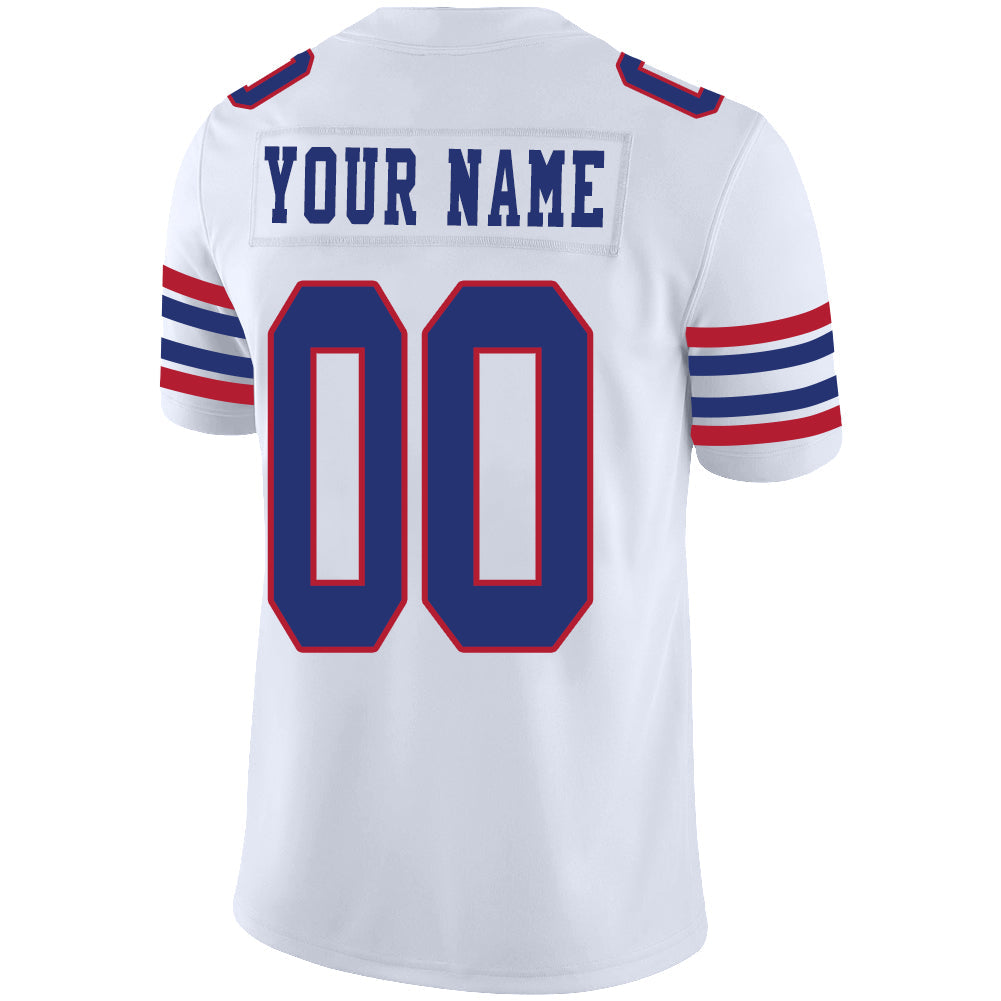 Custom B.Bills Stitched American Jerseys Personalize Birthday Gifts White Football Jerseys