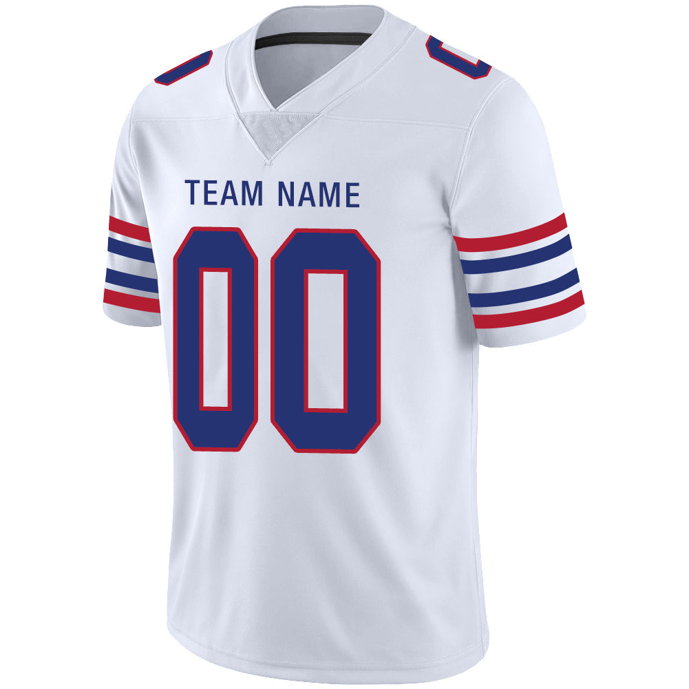 Custom B.Bills Stitched American Jerseys Personalize Birthday Gifts White Football Jerseys