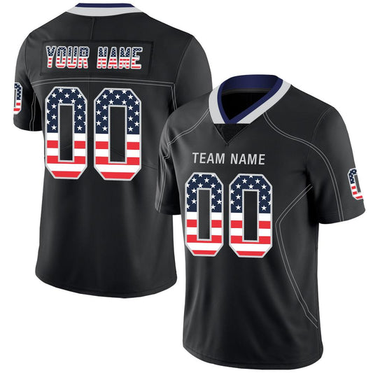 Custom D.Cowboys American Men's Youth And Women  Stitched Black Football Jersey Personalize Birthday Gifts Jerseys