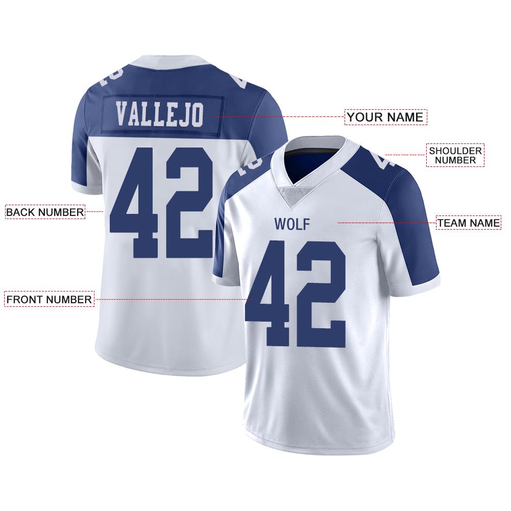 Custom D.Cowboys American Men's Youth And Women  Stitched White Personalize Birthday Gifts Jerseys Football Jerseys