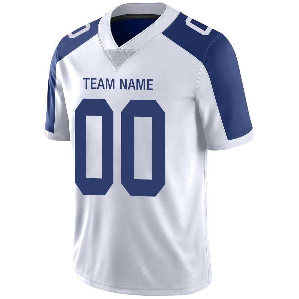 Custom D.Cowboys American Men's Youth And Women  Stitched White Personalize Birthday Gifts Jerseys Football Jerseys