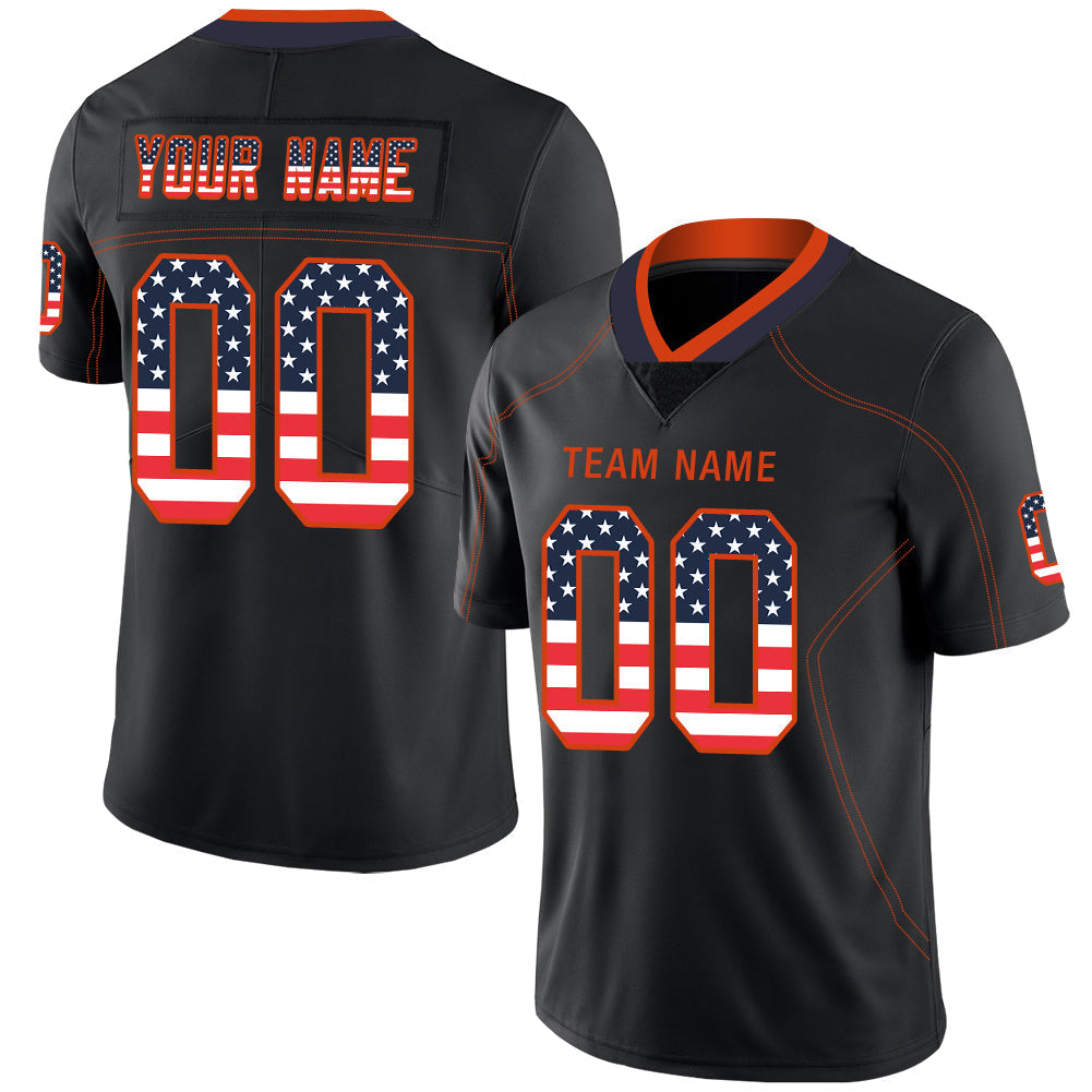 Custom D.Broncos Stitched American Football Jerseys Personalize Birthday Gifts Black Jersey