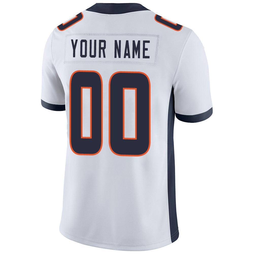 Custom D.Broncos Stitched American Jerseys Personalize Birthday Gifts White Football Jersey