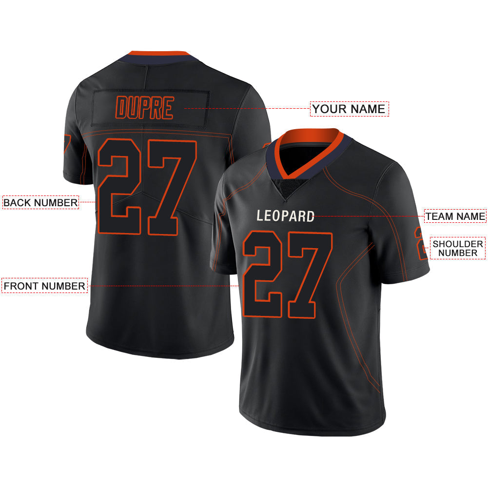 Custom D.Broncos Stitched American Football Jerseys Personalize Birthday Gifts Black Jersey