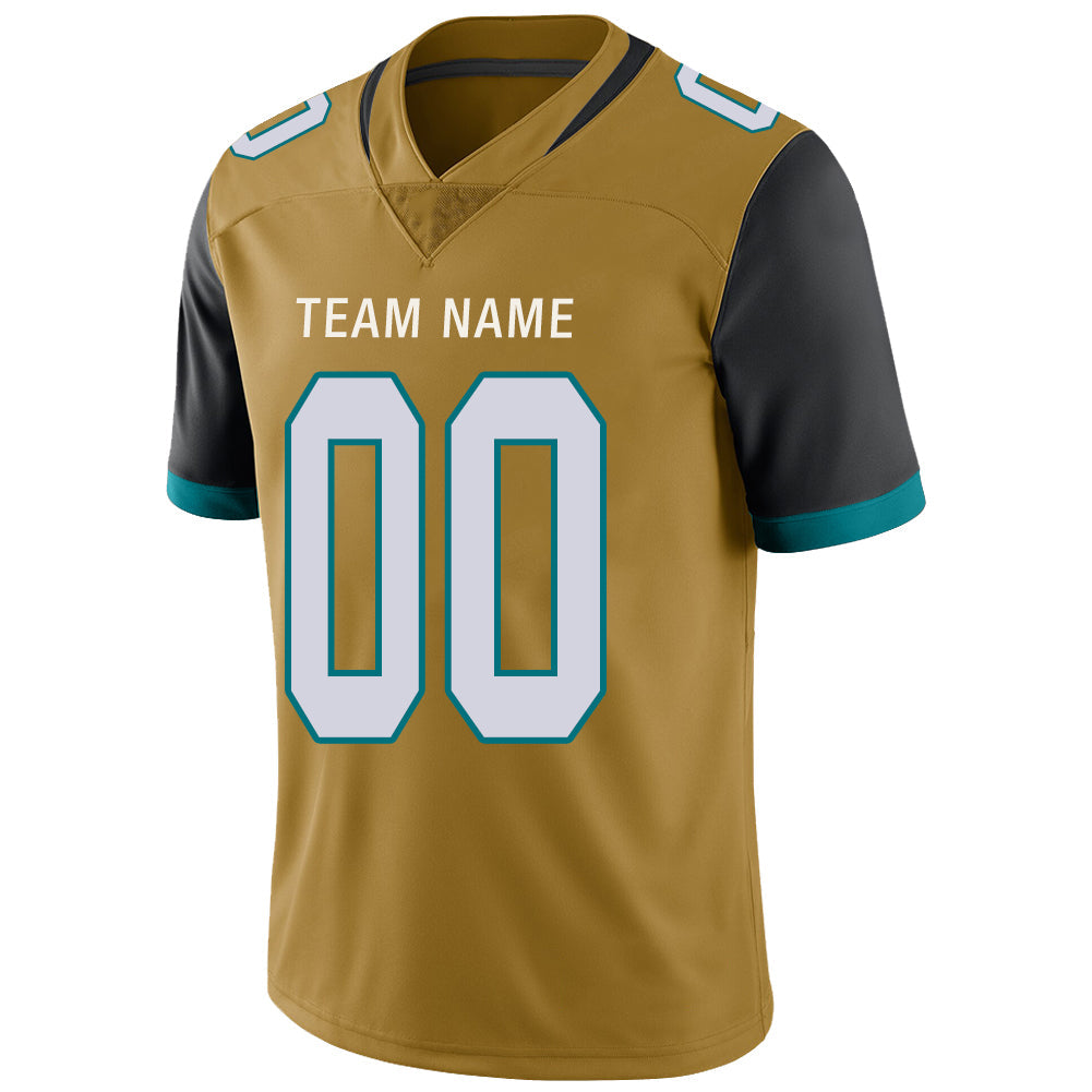 Custom J.Jaguars Stitched American Football Jerseys Personalize Birthday Gifts Gold Jersey