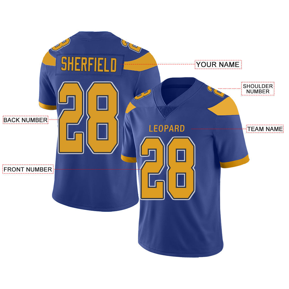 Custom LA.Chargers Stitched American Football Jerseys Personalize Birthday Gifts Powder Blue Jersey