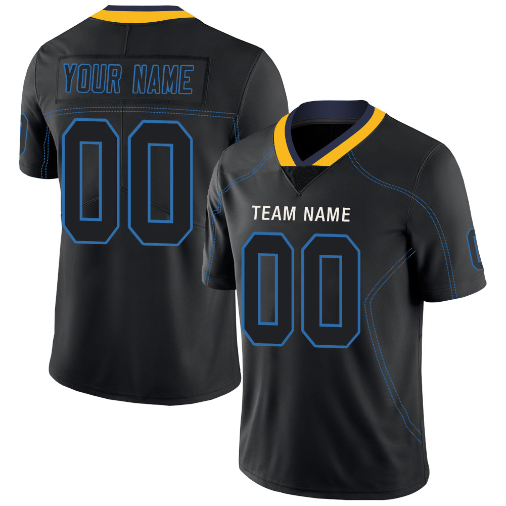 Custom LA.Chargers Stitched American Football Jerseys Personalize Birthday Gifts Black Jersey