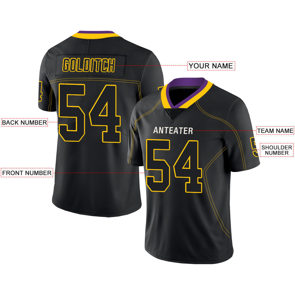 Custom MN.Vikings Stitched American Football Jerseys Personalize Birthday Gifts Black Jersey