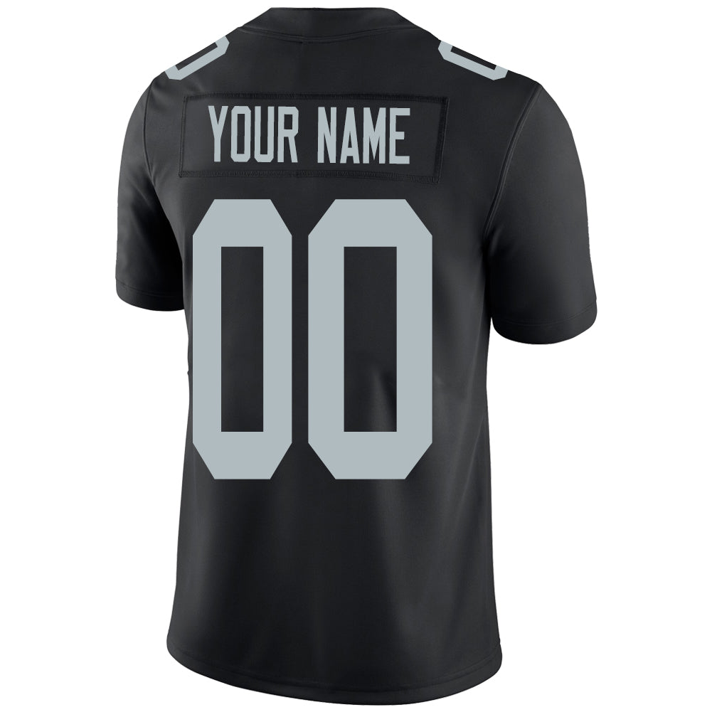 Custom LV.Raiders Stitched American Football Jerseys Personalize Birthday Gifts Black Jersey