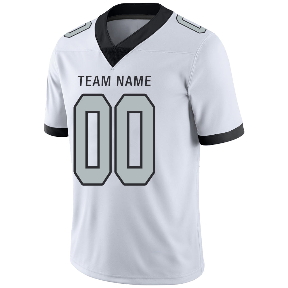 Custom LV.Raiders Stitched American Football Jerseys Personalize Birthday Gifts White Jersey