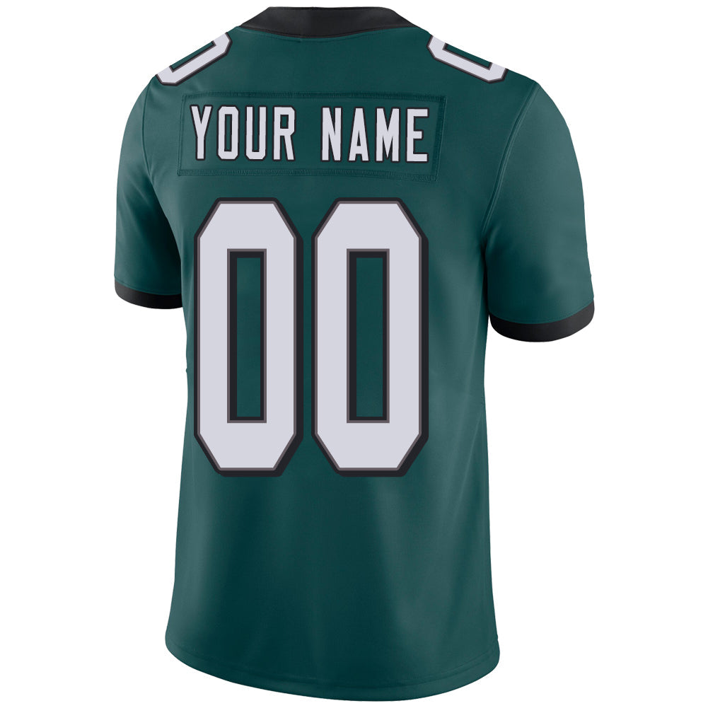 Custom P.Eagles Stitched American Football Jerseys Personalize Birthday Gifts Green Jersey