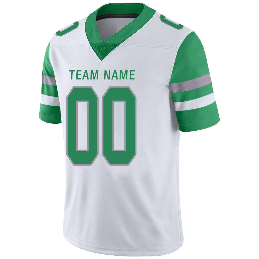 Custom P.Eagles Stitched American Football Jerseys Personalize Birthday Gifts White Jersey