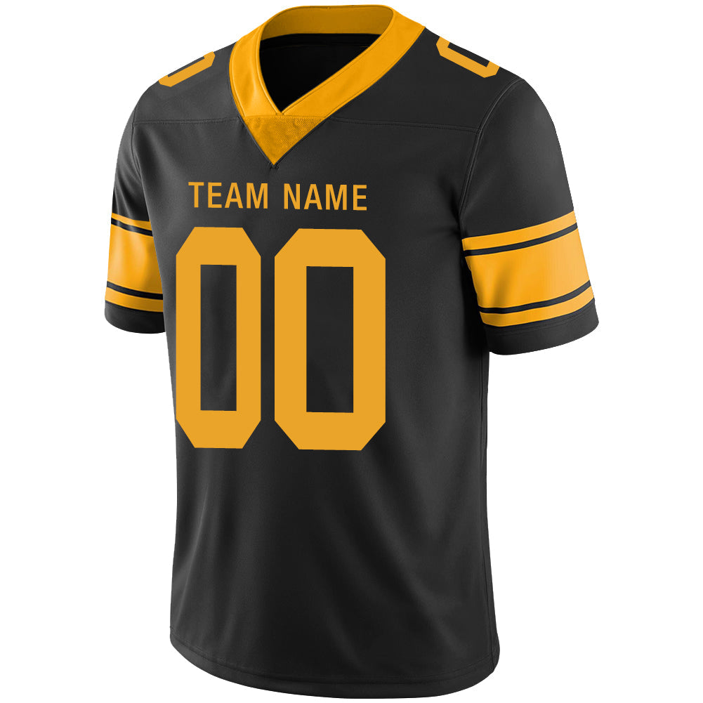 Custom P.Steelers Stitched American Football Jerseys Personalize Birthday Gifts Black Jersey