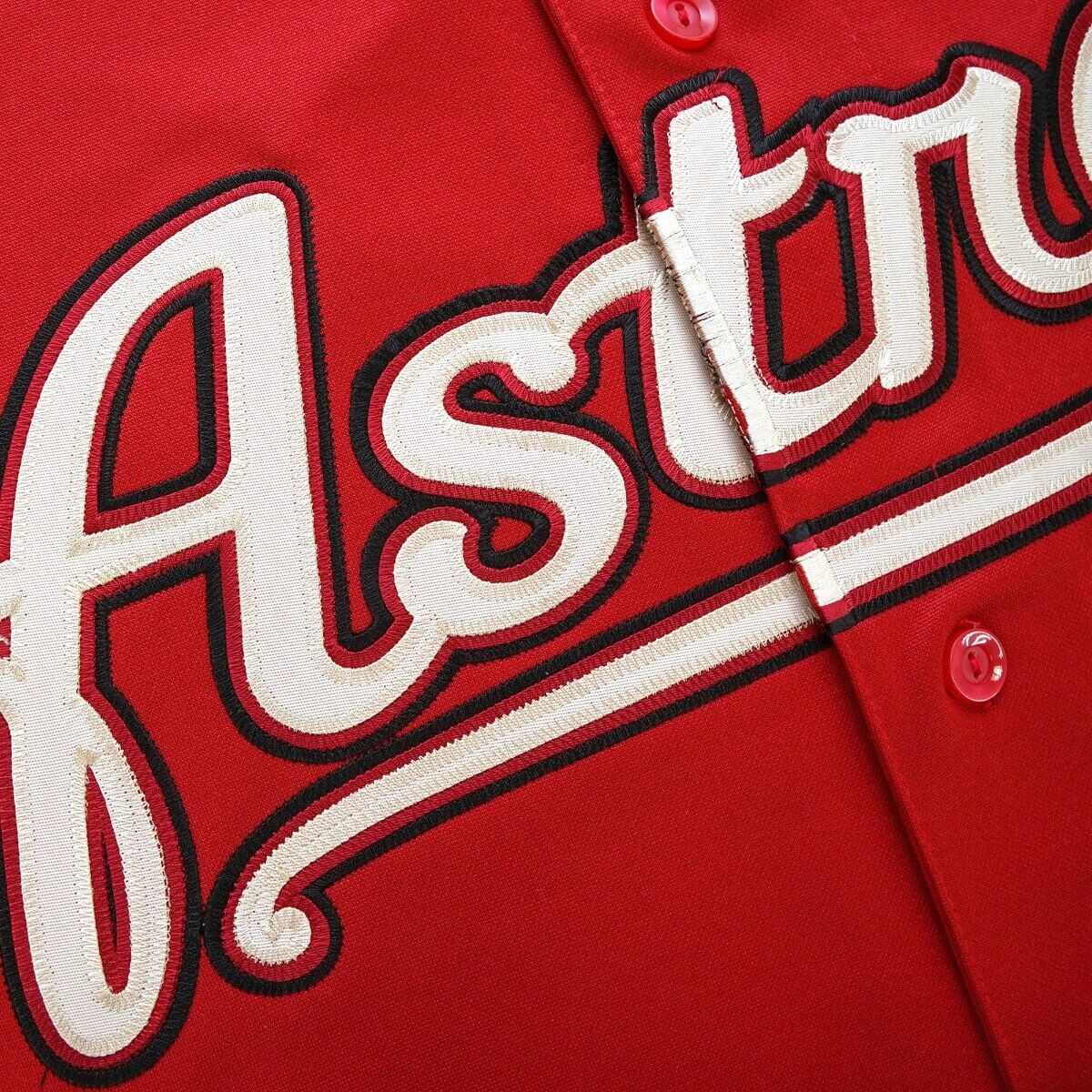 Custom Houston Astros 2012 Red Men's Jersey Stitched