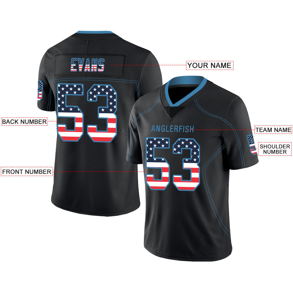 Custom T.Titans Stitched American Football Jerseys Personalize Birthday Gifts Black Jersey